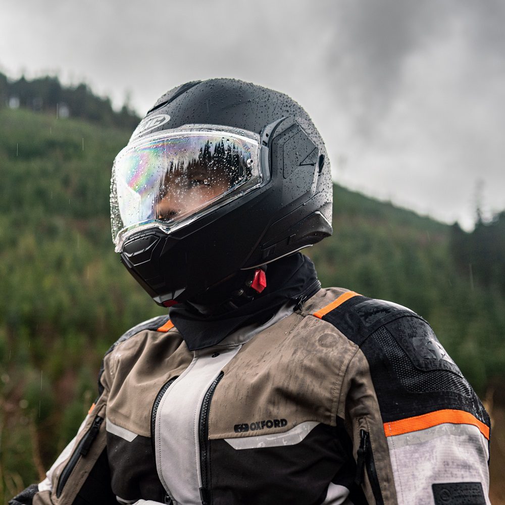 Oxford Stormland TriLaminate Motorcycle Jacket Desert Lifestyle 9