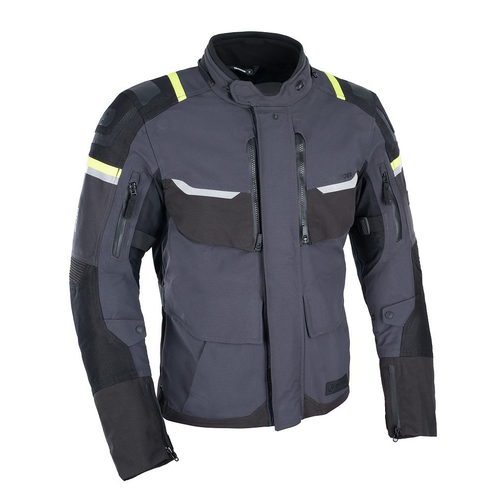 Oxford Stormland TriLaminate Motorcycle Jacket Grey 1