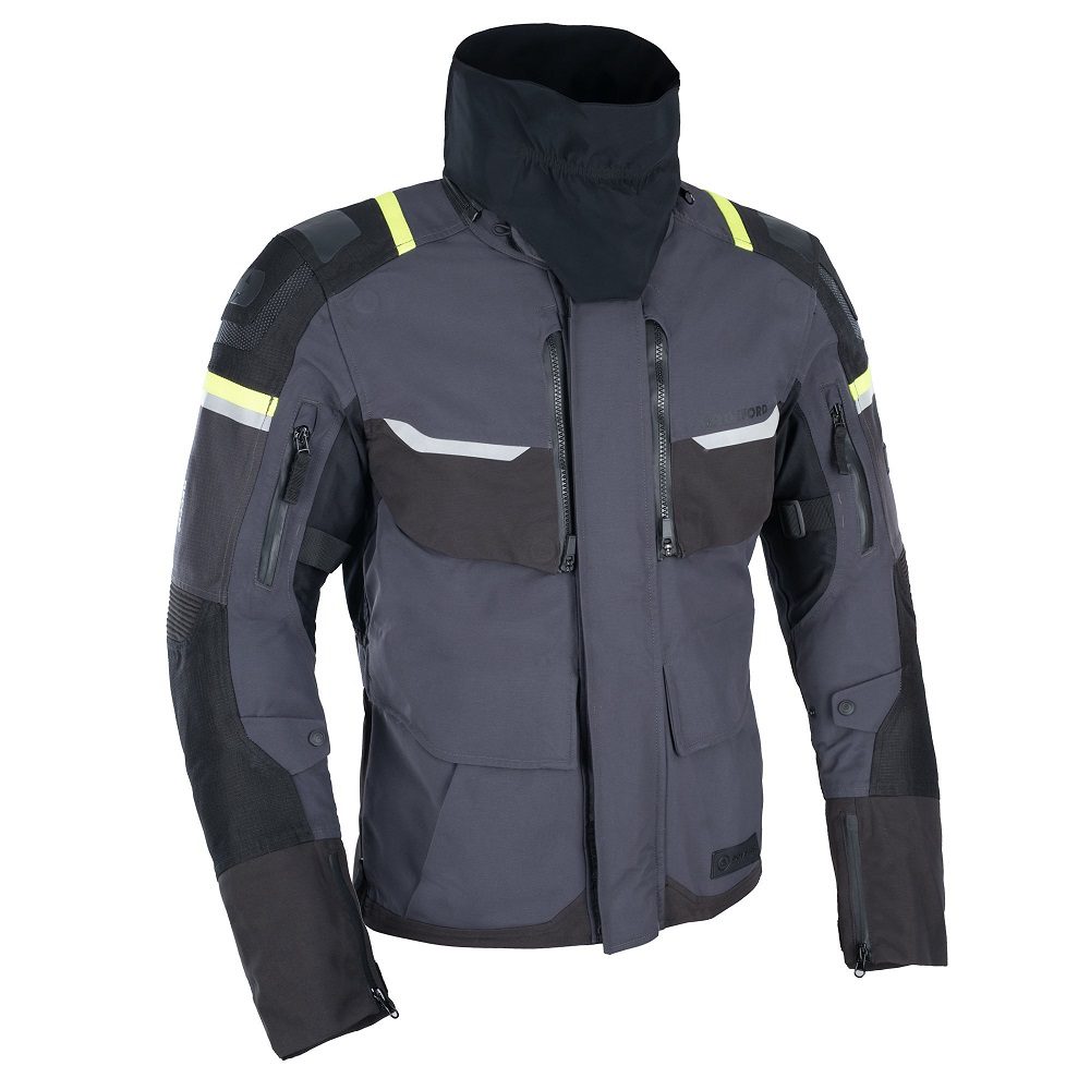 Oxford Stormland TriLaminate Motorcycle Jacket Grey 2