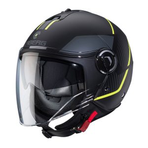 Caberg Riviera v4 X Geo Motorcycle Helmet – Black/Yellow/Anthracite Caberg Riviera V4X Geo Motorcycle Helmet Yellow 1