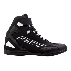 RST Sabre Motorcycle Boots Black White 1