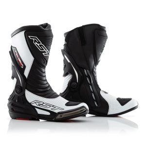 RST TracTech Evo III Motorcycle Boots White 1