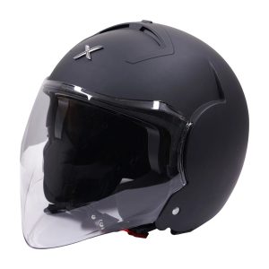 Axor Striker Plain Motorcycle Helmet Matt Black 1