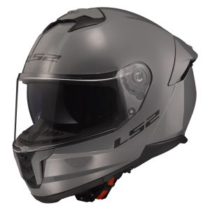 LS2 FF808 Stream II Plain Motorcycle Helmet Nardo Grey 1