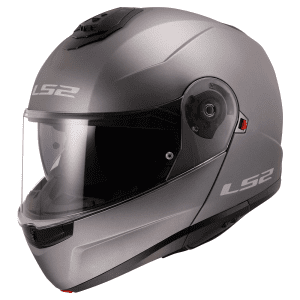 LS2 FF908 Strobe II Plain Motorcycle Helmet Matt Titanium 1
