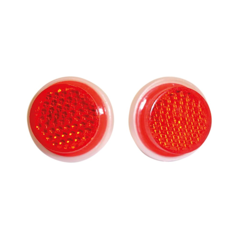 Oxford Motorcycle Self-Adhesive Reflectors 25mm Pair (OX803) 1