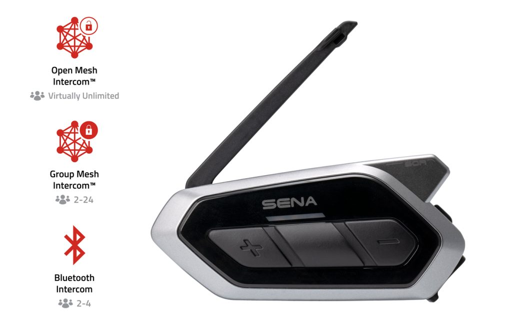 Sena 50R Mesh Motorcycle Bluetooth Communication System 810969 Features 4
