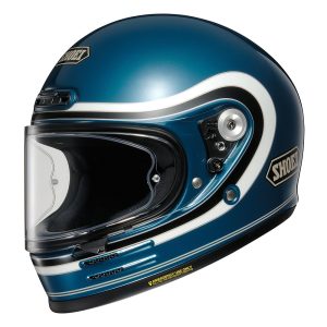 Shoei Glamster 06 Bivouac Motorcycle Helmet Blue TC2 1