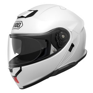 Shoei Neotec 3 Plain Motorcycle Helmet White 1