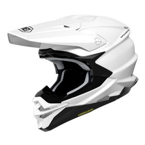 Shoei VFX-WR 06 Plain Motocross Helmet White 1