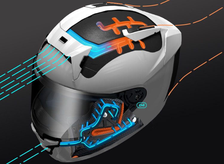 Shoei X-SPR Pro Motorcycle Helmet Features 2