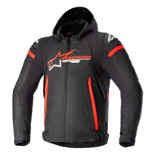 Alpinestars Zaca Motorcycle Jacket Black Red 1