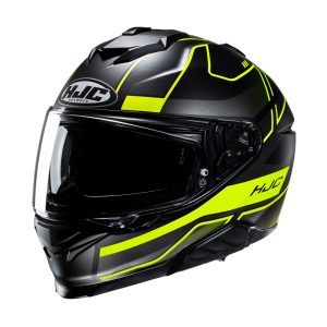 HJC I71 Iorix Motorcycle Helmet Yellow 1