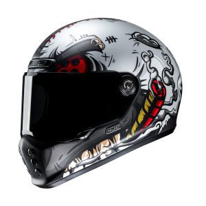 HJC V10 Vatt Full Face Motorcycle Helmet Red 1