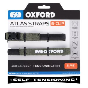 Oxford Atlas B-Hook 17 mm Motorcycle Luggage Straps OX314 1