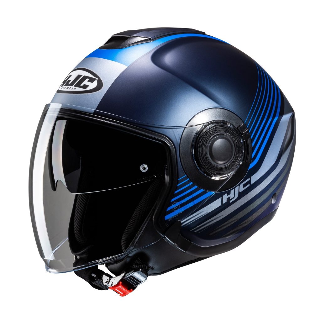 HJC I40N Dova Motorcycle Helmet Blue 1