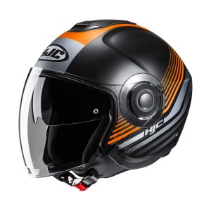 HJC I40N Dova Motorcycle Helmet Orange 1