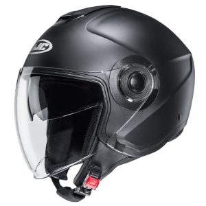 HJC I40N Plain Motorcycle Helmet Matt Black 1