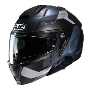 HJC I91 Carst Motorcycle Helmet Black 1