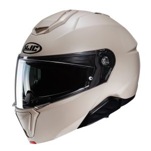 HJC I91 Plain Motorcycle Helmet Matt Sand Beige 1
