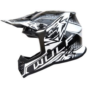 Wulfsport Cub Air-X Kids Motocross Helmet Black 1