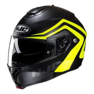 HJC C91 Nepos Motorcycle Helmet Yellow 1