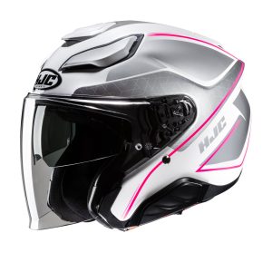 HJC F31 Ludi Motorcycle Helmet Pink 1