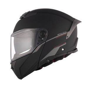 MT Atom 2 Plain Motorcycle Helmet Matt Black 1