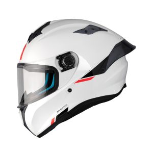 MT Targo S Plain Motorcycle Helmet – White MT Targo S Plain Motorcycle Helmet Pearl White 1