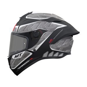 MT Targo S Surt Motorcycle Helmet – Black/Grey MT Targo S Surt Motorcycle Helmet Matt Black Grey 1