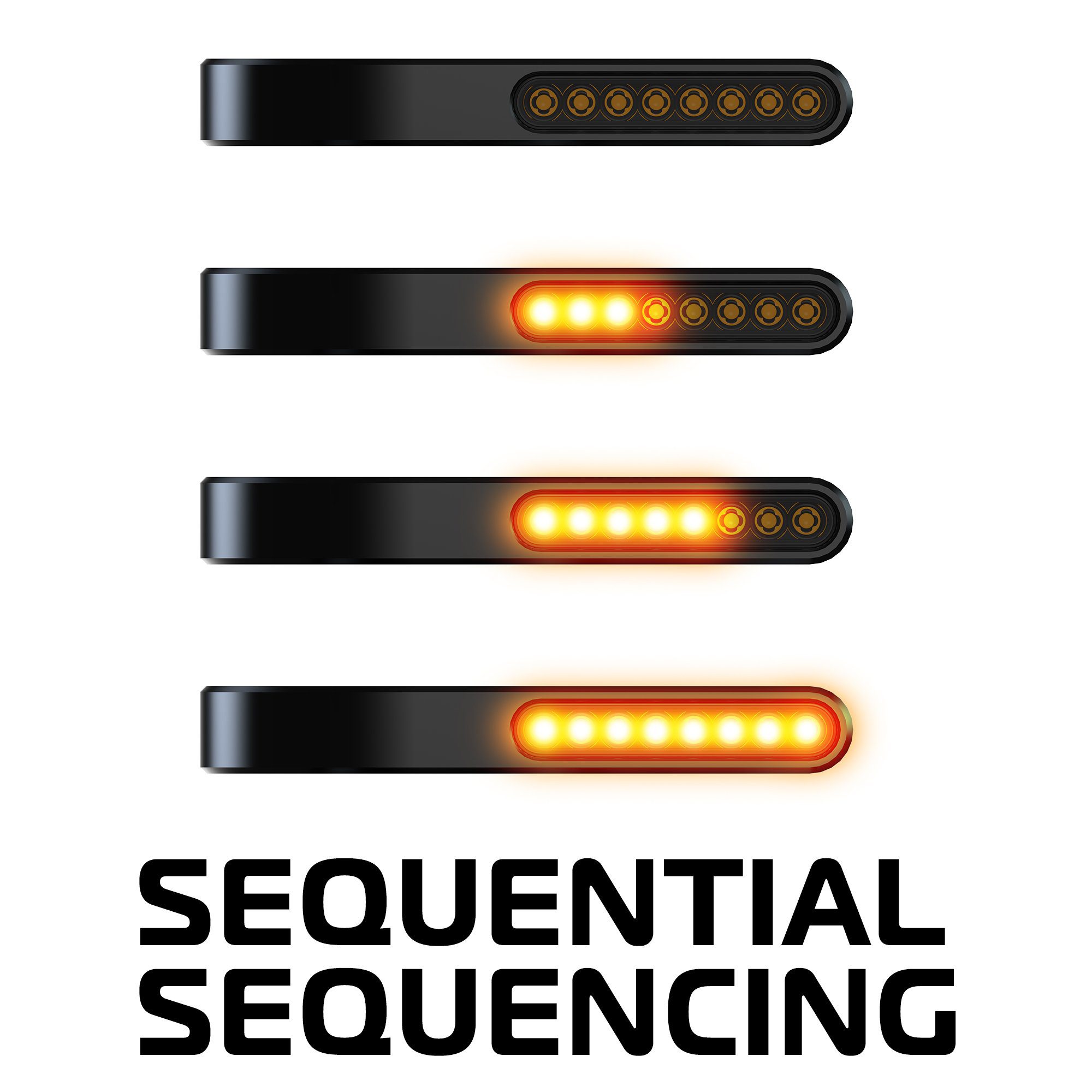 Oxford DarkTurner Fork Mounted Motorcycle Indicators (EL367) 4