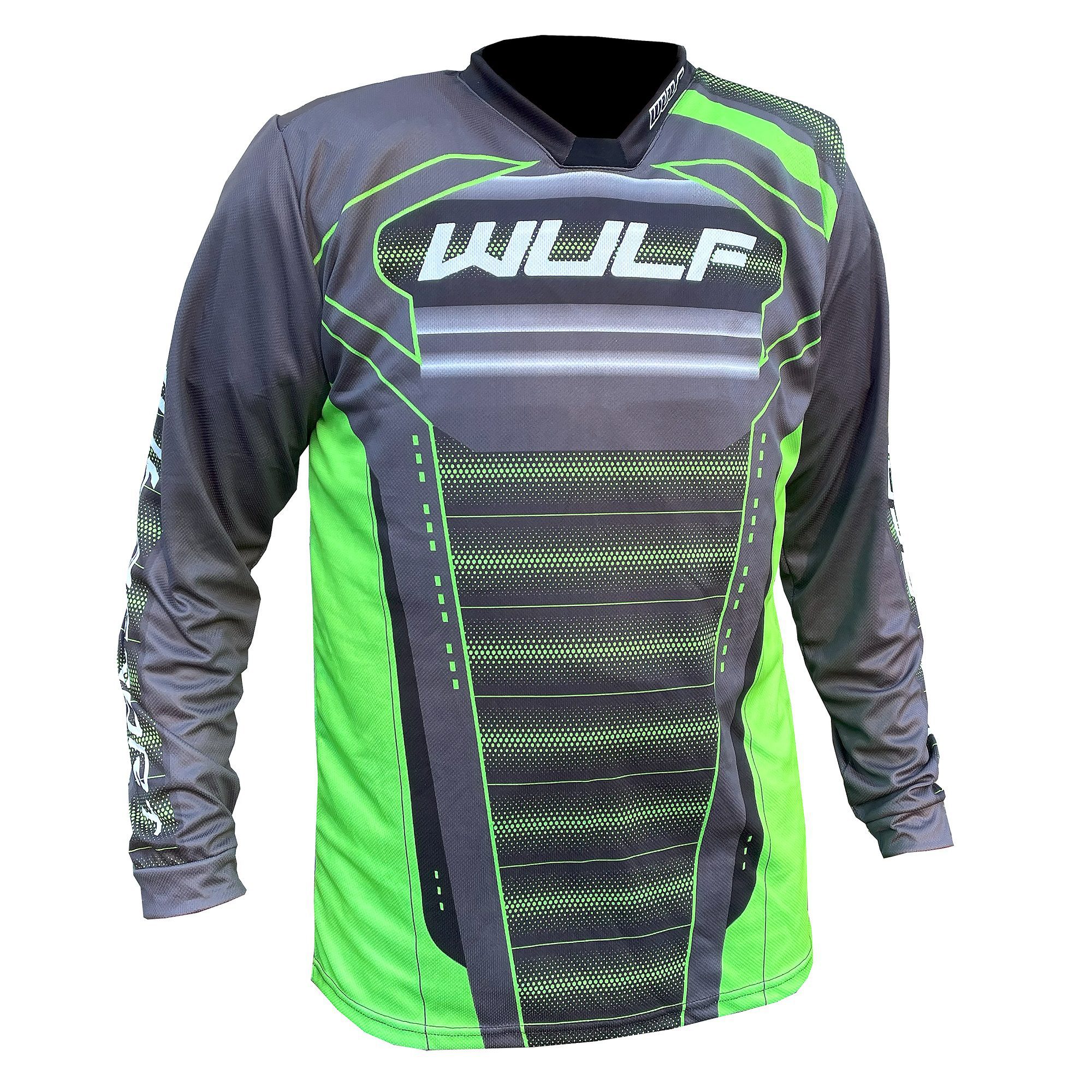 Wulfsport Corsair Motocross Jersey Green 1