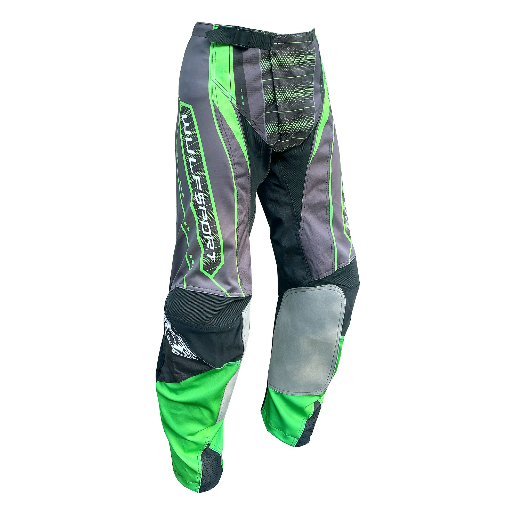 Wulfsport Corsair Motocross Trousers Green 1
