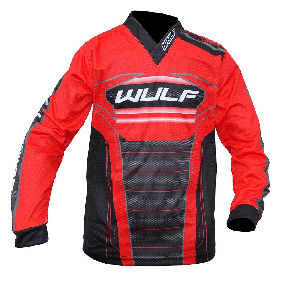Wulfsport Cub Corsair Motocross Jersey Red 1