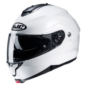 HJC C91N Plain Motorcycle Helmet – Pearl White HJC C91N Plain Motorcycle Helmet Pearl White 1