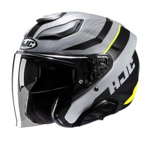HJC F31 Naby Motorcycle Helmet Yellow 1