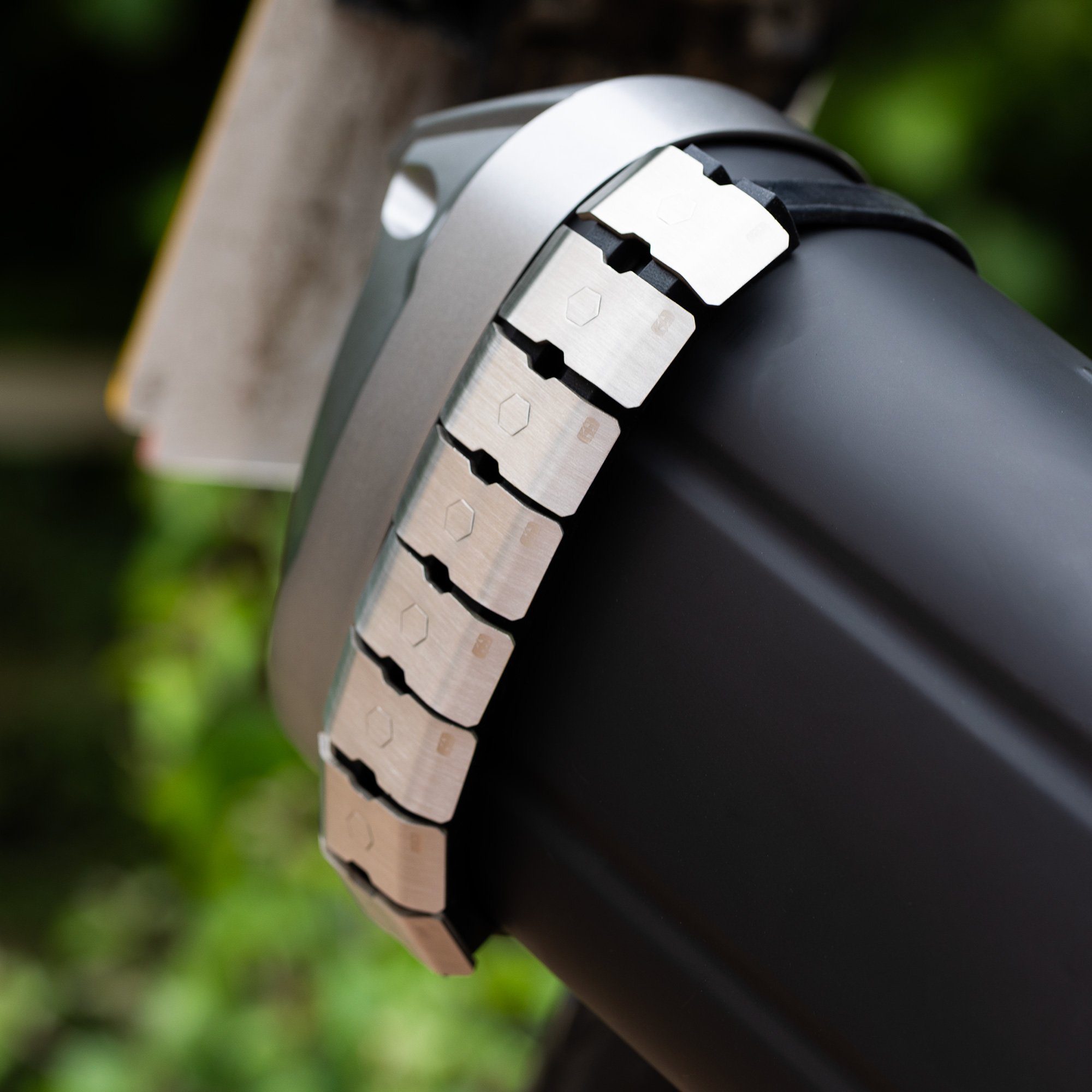 Oxford Motorcycle Exhaust Protector OX981 Lifestyle 1