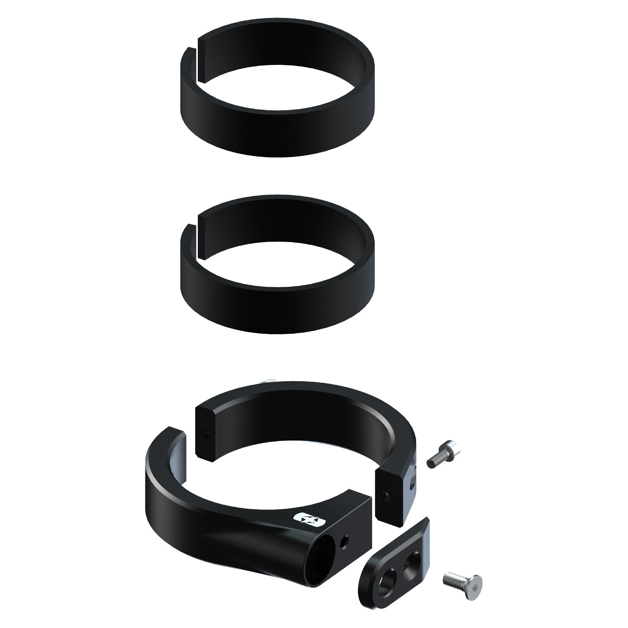 Oxford Motorcycle Fork Mount Lighting Adapters OX539 2