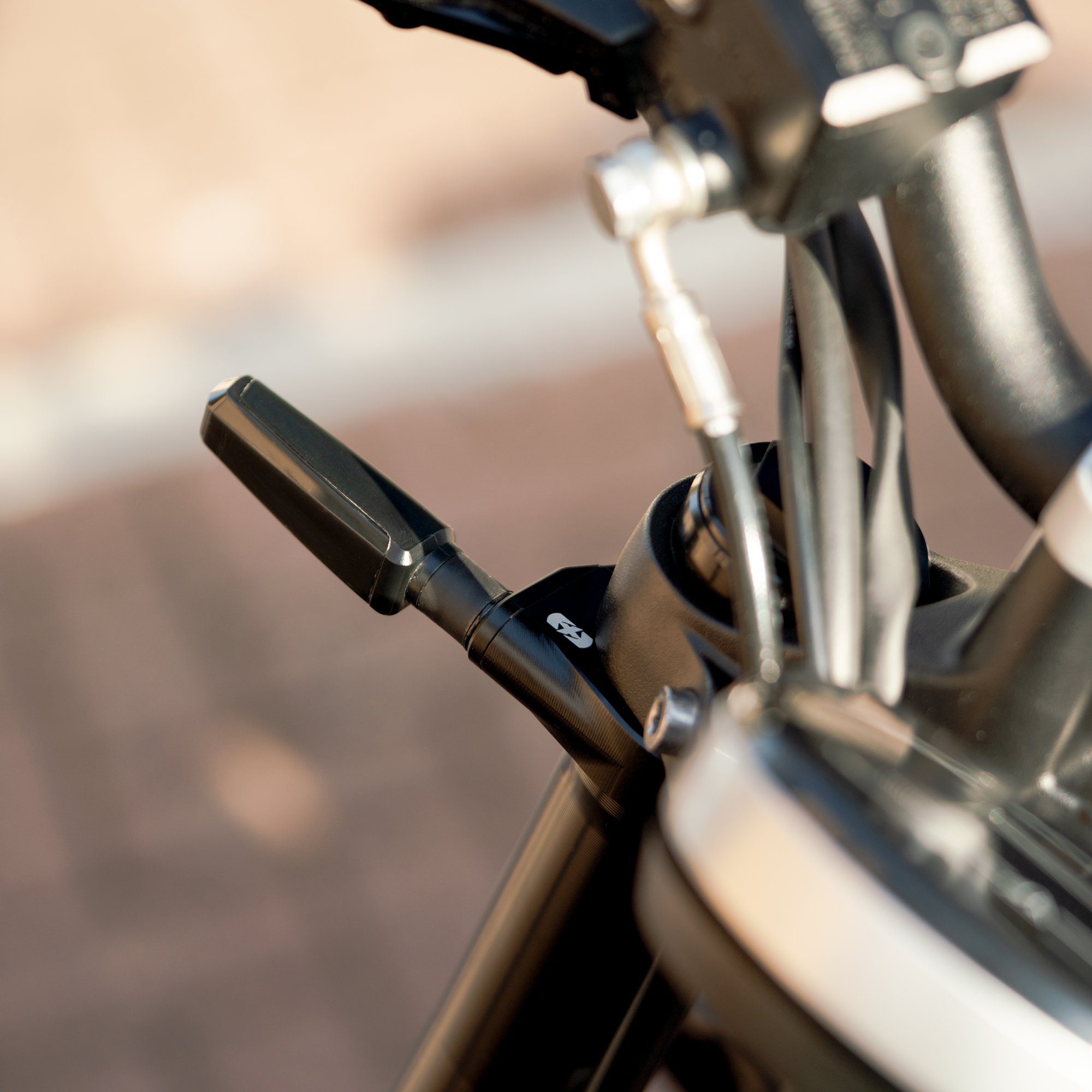 Oxford Motorcycle Fork Mount Lighting Adapters OX539 Lifestyle 1