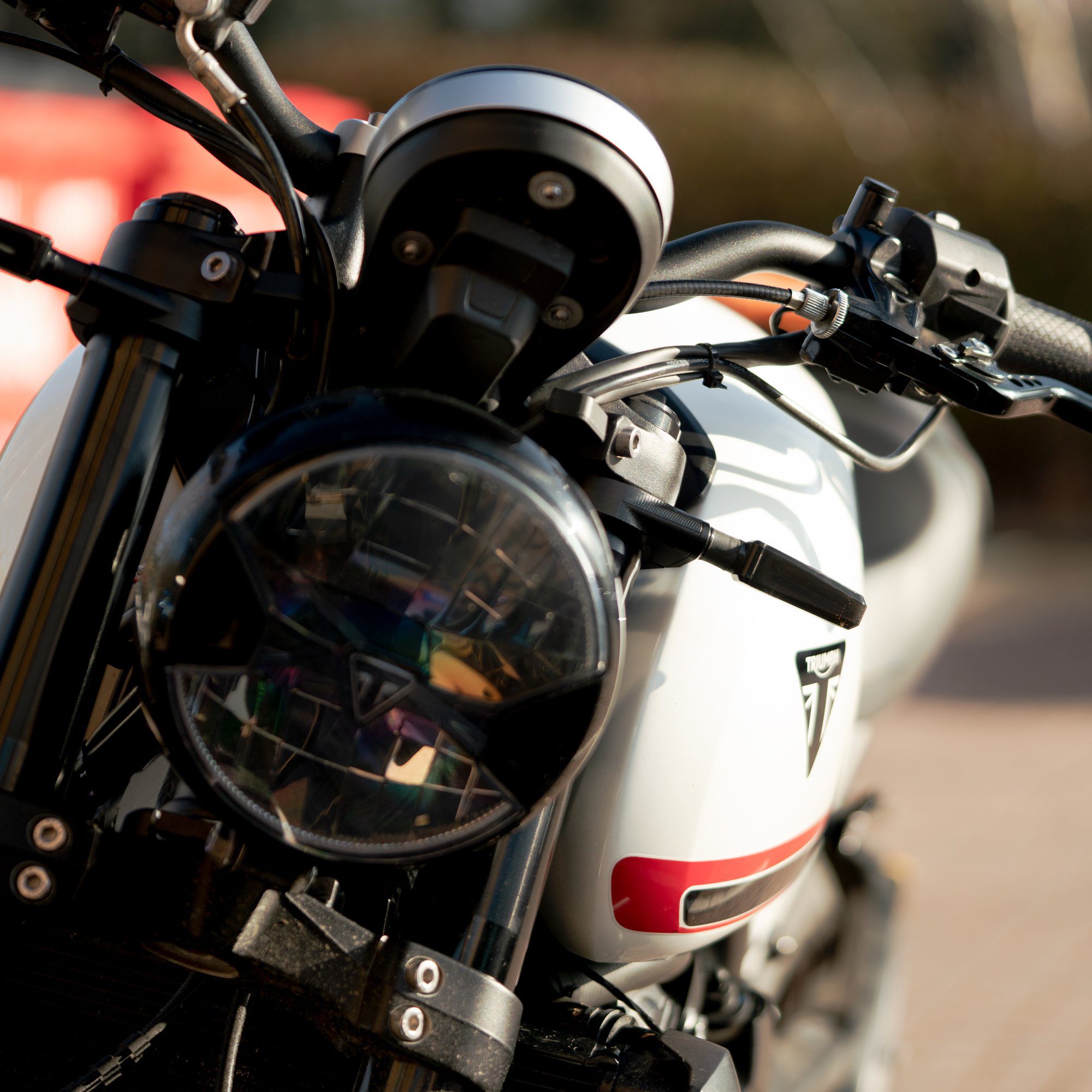 Oxford Motorcycle Fork Mount Lighting Adapters OX539 Lifestyle 2