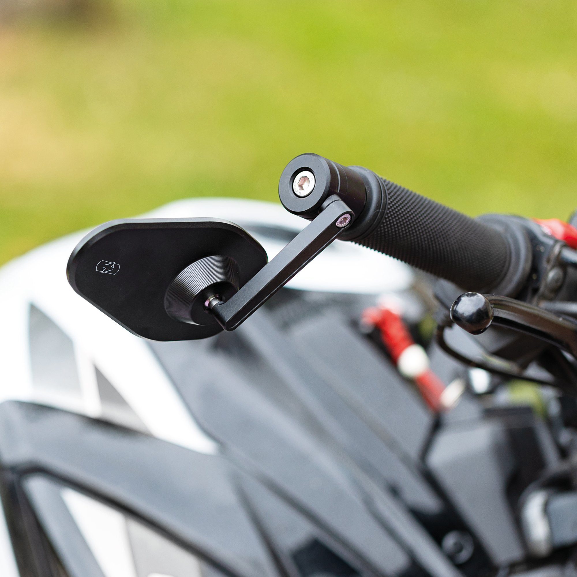 Oxford Shield 360 Motorcycle Bar End Mirror OX510 Lifestyle 1