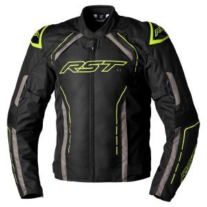 RST S1 Mens Motorcycle Jacket Grey Yellow 1
