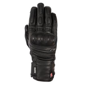 Oxford Hamilton Ladies Leather Motorcycle Gloves Black 1