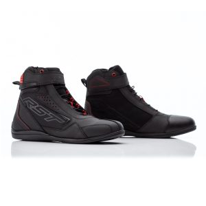 RST Frontier Motorcycle Boots Black Red 1