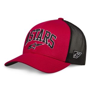 Alpinestars Dunker Trucker Motorcycle Hat – Red/Black Alpinestars Dunker Trucker Hat Red Black 1