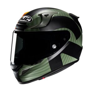 HJC RPHA 12 Ottin Motorcycle Helmet – Orange/Green/Black HJC RPHA 12 Ottin Motorcycle Helmet Orange Black 1