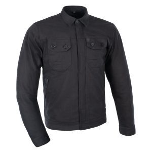 Oxford Original Heist Mens Motorcycle Shirt Black