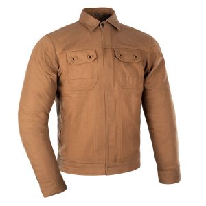 Oxford Original Heist Mens Motorcycle Shirt Tan 1