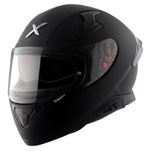 Axor Apex Plain Motorcycle Helmet – Matt Black Axor Apex Plain Motorcycle Helmet Matt Black 1