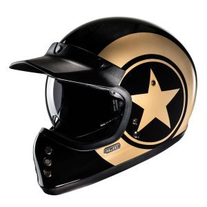 HJC V60 Nyx Motorcycle Helmet Gold 1
